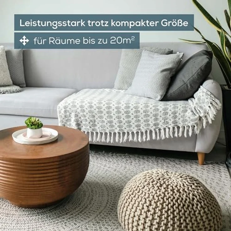 BEURER Diffuser LA 35, 0,12 l Wassertank, energiesparend, geräuscharm, grau – Bild 5
