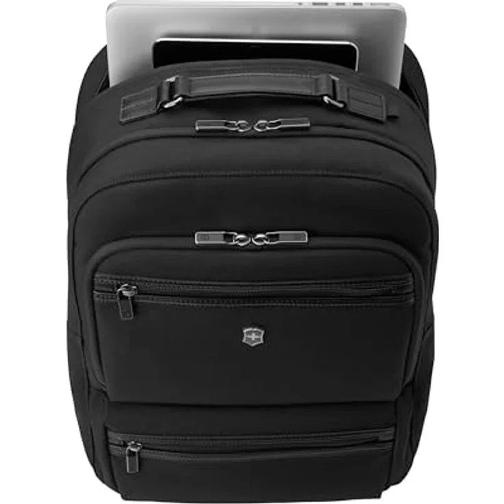 Victorinox Werks Professional Businessrucksack, 45 cm mit Laptopfach, schwarz, 100% Polyamid – Bild 6