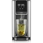 Caso HW630 Teemaschine, 2500 ml, Edelstahl/Schwarz, Temperaturregelung 40-100°C, versandkostenfrei