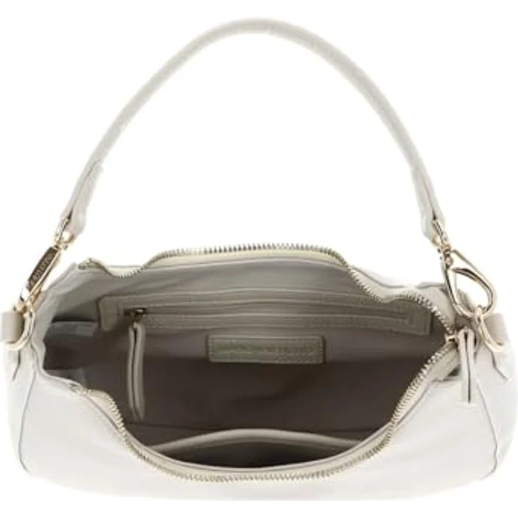 Valentino Brixton Umhängetasche 22 cm, Beige, modische Handtasche aus genarbtem Kunstleder mit klarem Design und hoher Funktionalität – Bild 5