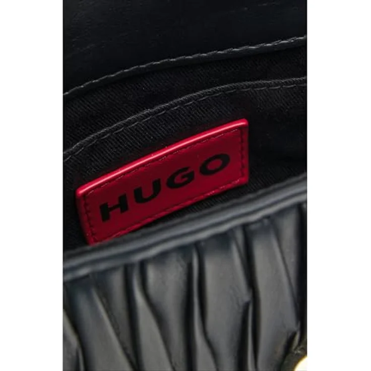 Hugo Clioh Mini Bag, schwarze Handtasche aus 100% Polyester, 14 cm x 5 cm x 8.5 cm – Bild 6