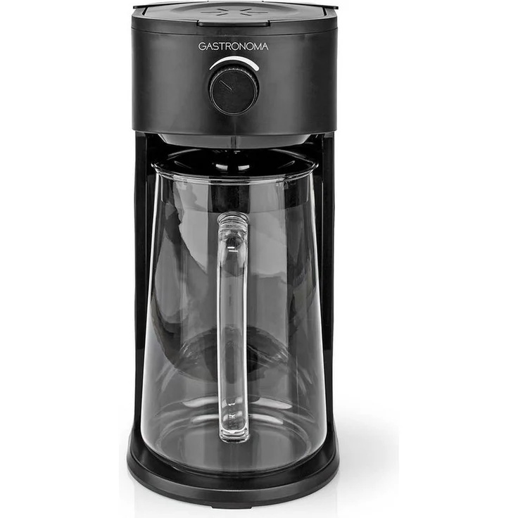 GASTRONOMA Iced Coffee & Tea Maker 2,5L Glaskanne, Korbfilter, einstellbare Brühstärke, Abschaltautomatik