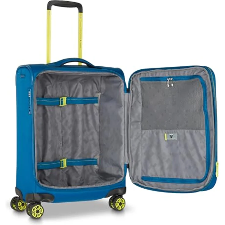 RONCATO MOVE Trolley Lagunenblau, erweiterbar, 4 Rollen, TSA-Schloss, effiziente interne Organisation – Bild 4