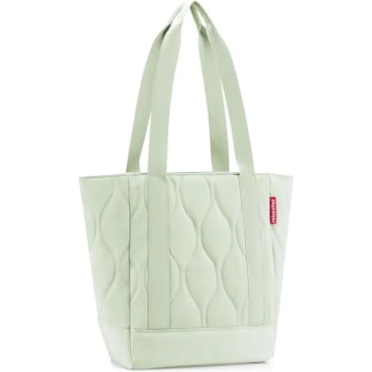 reisenthel travelshopper puffer iced matcha, geräumige Hand- und Reisetasche mit Reißverschluss und Trolley-Aufsteckfunktion, 22 L – Bild 5