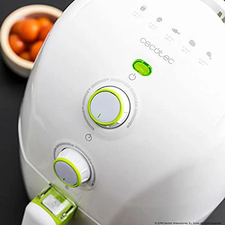 Fritteuse ohne Öl Cecotec Cecofry Compact Rapid 1,5 L - Farbe: Weiß – Bild 3