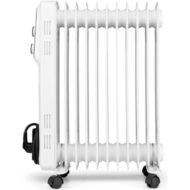 Orbegozo RL 2500 Ölradiator, 2500 W Heizgerät mit 11 Heizelementen, regelbarem Thermostat und Kippschutz, tragbar mit 4 Rollen – Bild 3