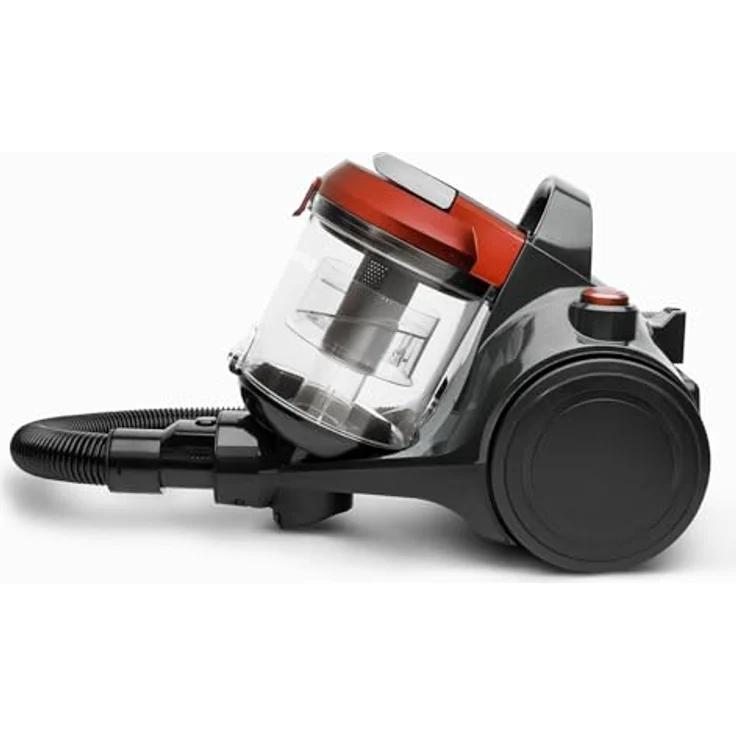 H.Koenig STC58, Handstaubsauger, 850 W, 2.5 l, rot, HEPA-12-Filter, hohe Energieeffizienz – Bild 2