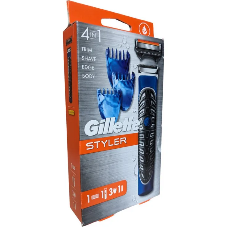 Gillette Fusion ProGlide Styler 4in1, Bartschneider für Gesicht und Körper, wasserfest - Preisvergleich