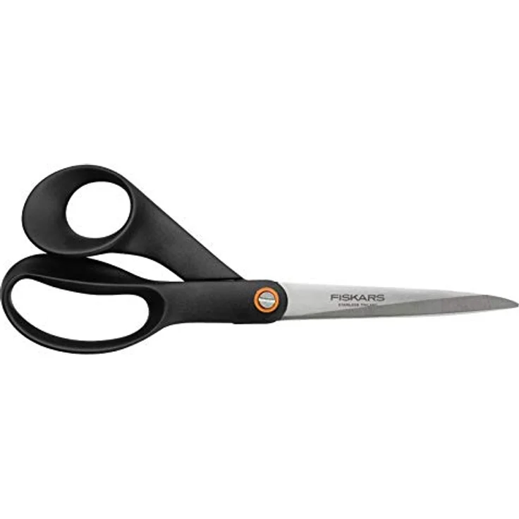 Fiskars Universalschere, Gesamtlänge: 21 cm, Qualitätsstahl/Kunststoff, Functional Form, Schwarz, 1019197 – Bild 1