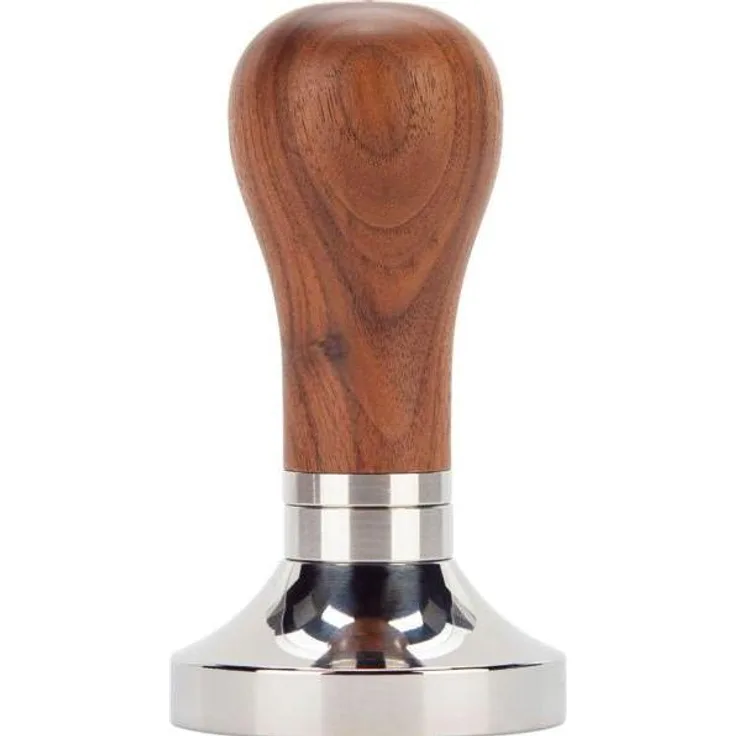 Eureka Mignon, verstelbare Tamper Ã¸ 58 mm aus Walnuss, Zubehör für Kaffeemaschinen