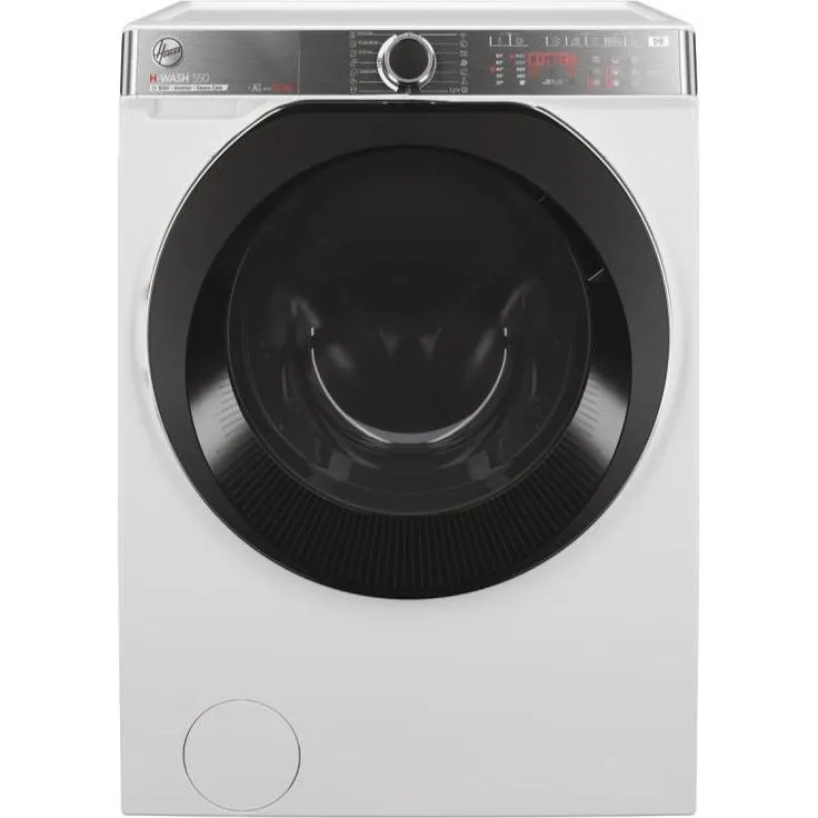 Hoover H-WASH 550 H5WPB610AMBC8-S Frontlader Waschmaschine, 10 kg, 1600 RPM, Weiß, Energieeffizienzklasse A, Aquastop, Restzeitanzeige, Smart Home kompatibel