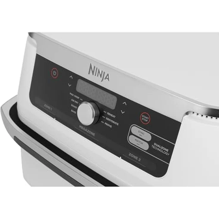 NINJA Heißluftfritteuse AF500EUWH Foodi FlexDrawer - 10,4 l Fassungsvermögen, Max Crisp Technologie, PTFE Antihaftbeschichtung, weiss – Bild 4