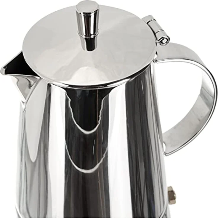 Cilio 202113 Espressokocher Treviso 4 Tassen, Edelstahl, Induktion geeignet – Bild 3