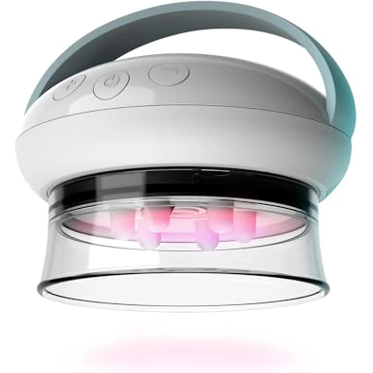 HoMedics Smoothee IR Massagegerät, Vakuum-Saugkraft mit Infrarot-Technologie, inkl. Kühlkopf und austauschbaren Schalen – Bild 1