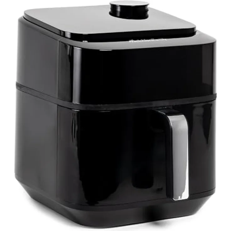 Melchioni Heißluftfritteuse Chiara mit Soft-Dampf, 6,5L Kapazität, Digitalanzeige, leise, Stahlwände, 1700W