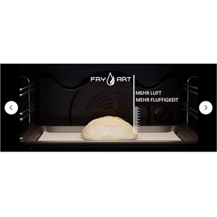 BÖHME Gasline & Böhme Einbau Backofen Set 60 cm – 73L XXL Garraum, AirFry & Dampfunterstützung, 280°C, Energieklasse A, Gas/Glaskeramik Kochfeld SCHOTT CERAN, 2 Gasbrenner, Schwarz – Bild 4