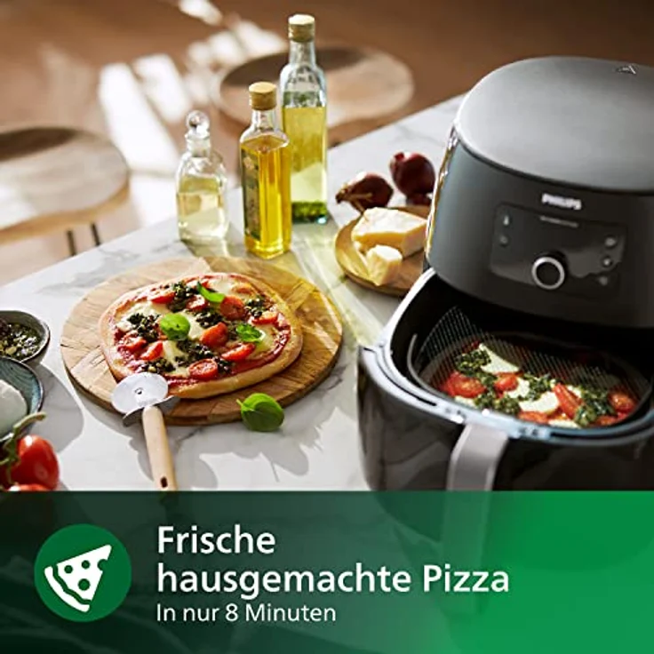Philips HD9953-00 Pizza-Kit, für Airfryer XXL (HD9860, HD9762, HD9750) mit 1,4kg Fassungsvolumen – Bild 5