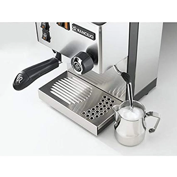 Rancilio Silvia E Silver Espressomaschine Siebträgermaschine, 2,5 l Wassertank, 1100 Watt – Bild 4