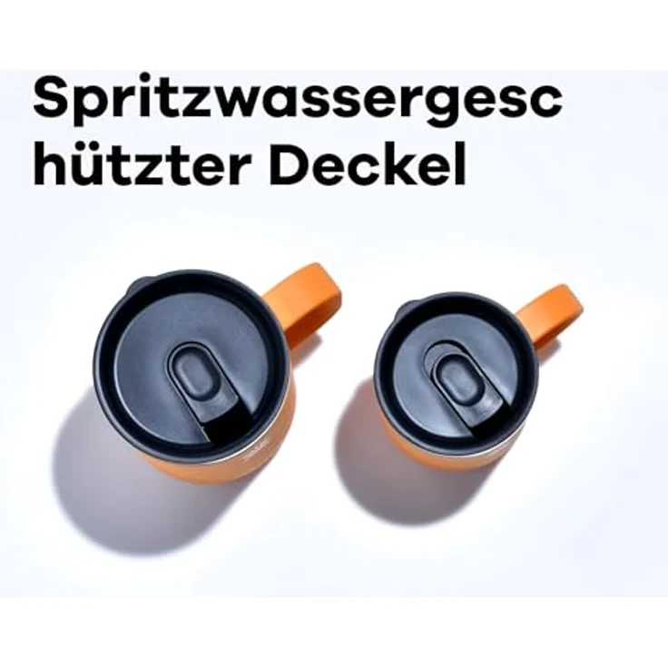 Hydro Flask Coffee Mug 354ml (12 oz) - Vakuumisolierter Thermobecher aus Edelstahl - Isolierbecher mit Griff & Steckdeckel - Reise-Becher - Spülmaschinenfester Kaffeebecher - Agave – Bild 3