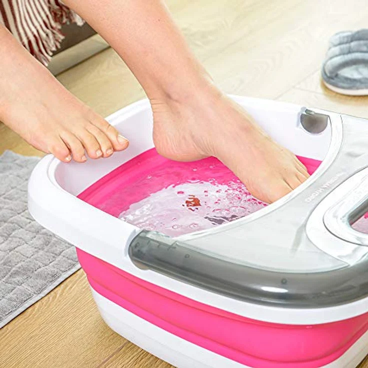 Solac, Massagegerät Therma Hydro ME7756, ergonomisch zusammenklappbar mit Hydromassage-Funktion für entspannende Fußbäder – Bild 12