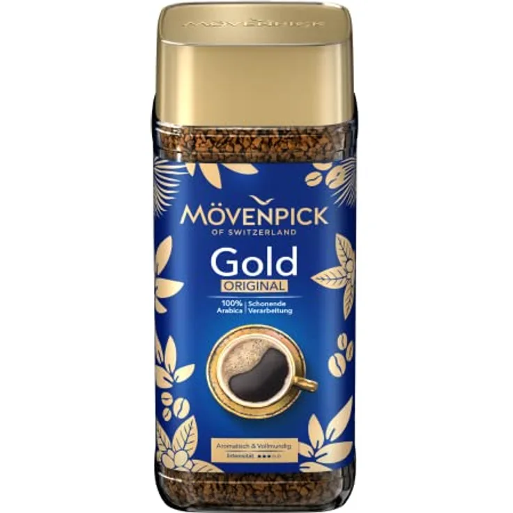 Mövenpick Gold Löslicher Instant gerösteter Arabica Kaffee 100g - Preisvergleich