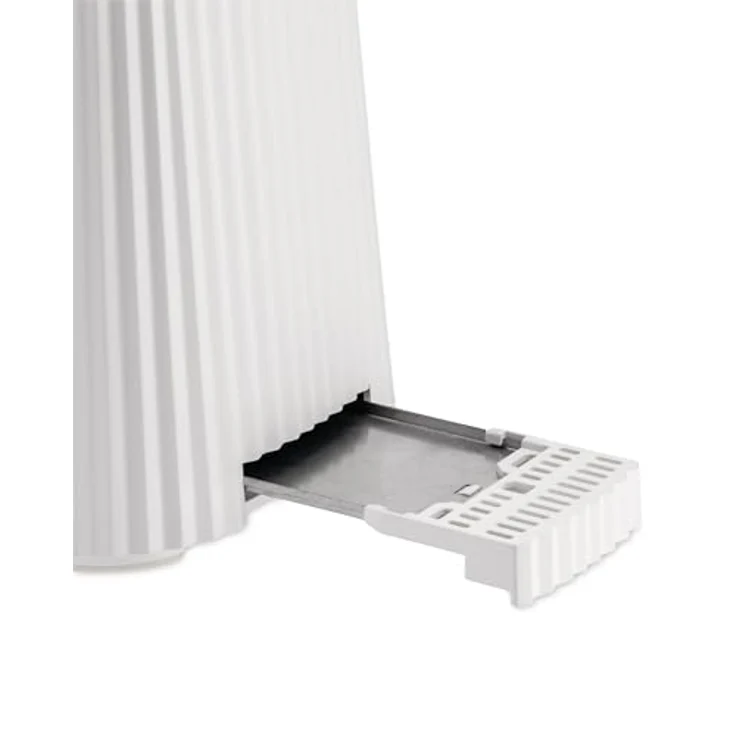 Alessi Plissé -Schlitz-Toaster, 850W, 6 Bräunungsstufen, Kunststoff, Edelstahl, weiß – Bild 4