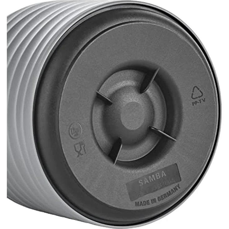 Emsa N4010900 Samba Wave Isolierkanne 1,0 Liter stone Quick-Press Kunststoff, Glas-Isolierkolben, Kaffeekanne: 12h heiß-24h kalt, made in Germany, 100 % dicht, stone – Bild 6