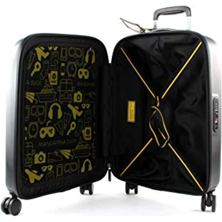 Mandarina Duck LOGODUCK + Trolley Cabin Black (Schwarz) 40 x 55 x 20 (BxHxB) – Bild 5