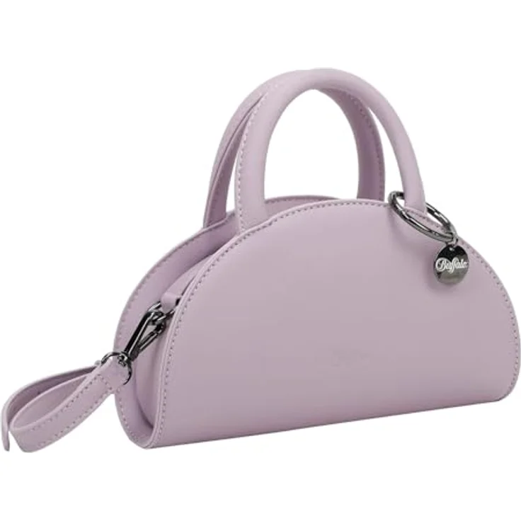 Buffalo Bowl Handtasche 23 cm, stilvolle Umhängetasche mit verstellbarem Riemen, violett – Bild 2