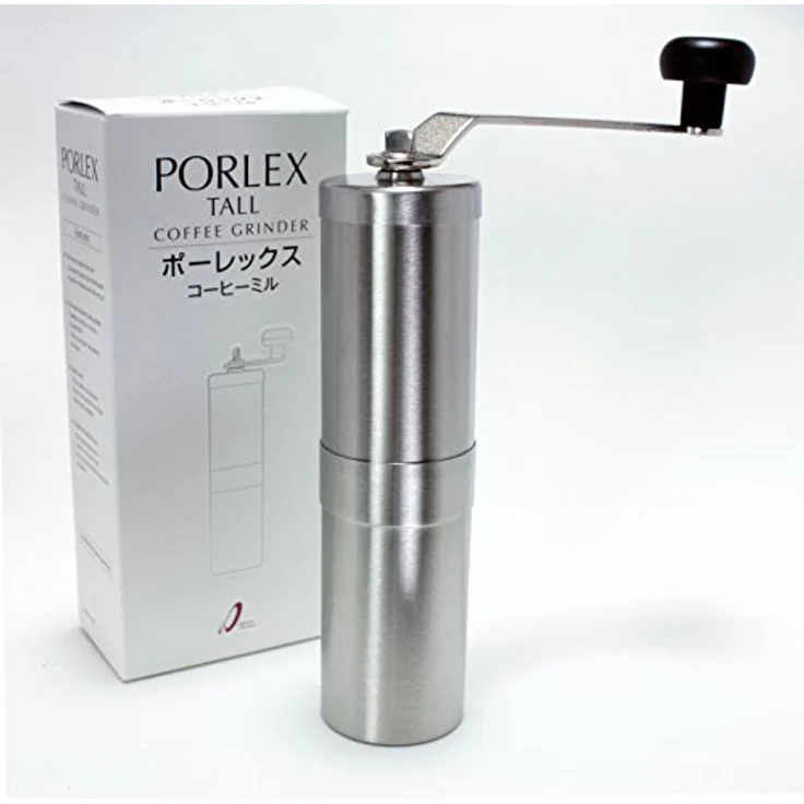 Porlex Tall Kaffee-Handmühle, silber mit original Keramikmahlwerk – Bild 4