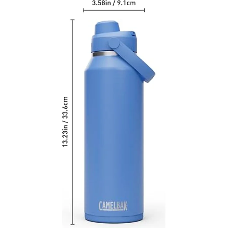CamelBak Thrive Chug Trinkflasche, isolierter Edelstahl, 1,2 l, auslaufsicher, himmelblau – Bild 4