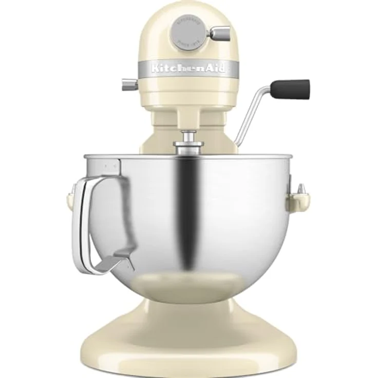 KitchenAid Küchenmaschine 5KSM60SPXE, 2 silberbeschichtete Rührwekzeuge, Planetenrührwerk, Robustes Gehäuse, silber – Bild 3