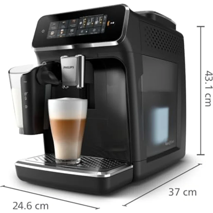 Philips 3300 Serie LatteGo EP3341/50 automatische Espressomaschine, 15 bar, glänzend schwarz – Bild 7