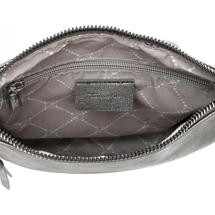 Tamaris Alessia Umhängetasche Crossover Bag, Darksilver, 22x24x3 cm, mit verstellbarem Schulterriemen und mehreren Fächern – Bild 4