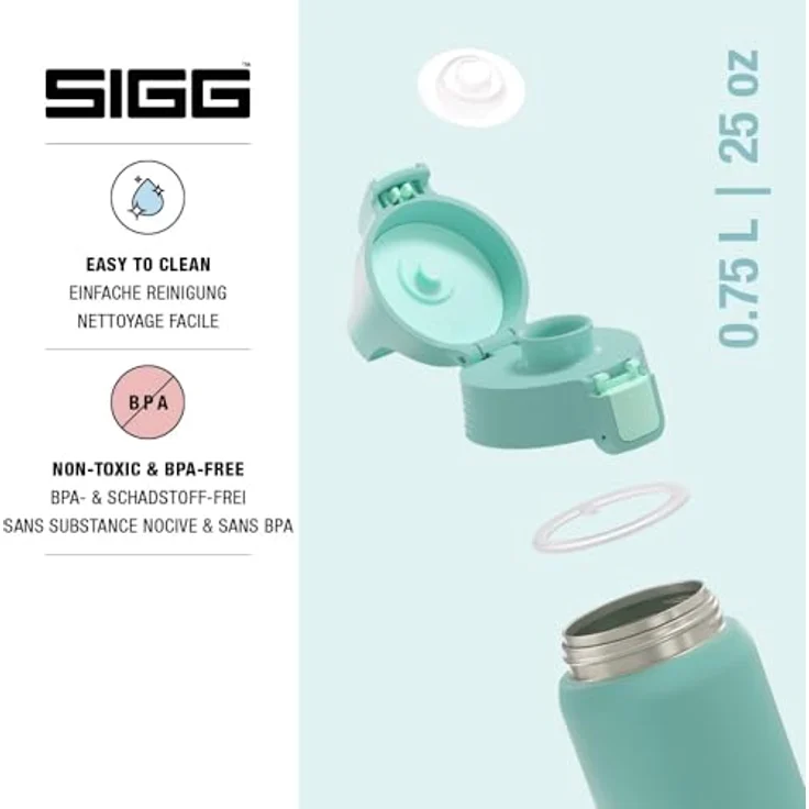 SIGG Trinkflasche Shield One Glacier 0,75L, hellblau – Bild 4