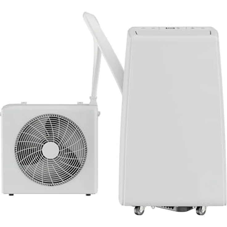 FM SOLAR Mobile Klimaanlage mit WiFi, 12.000 BTU, Heizung, für Räume bis 42 m², weiß – Bild 2