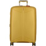 Jump, Koffer, Evae 4 Rollen Trolley 66 cm mit Dehnfalte, Gelb (70 l)