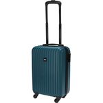 Koopman International B.V. Reisetrolley Hartschalen Trolley Koffer Blau Handgepäck 28 Liter F330, Verstellbarer Teleskopgriff und integriertes Zahlenschloss - Preisvergleich