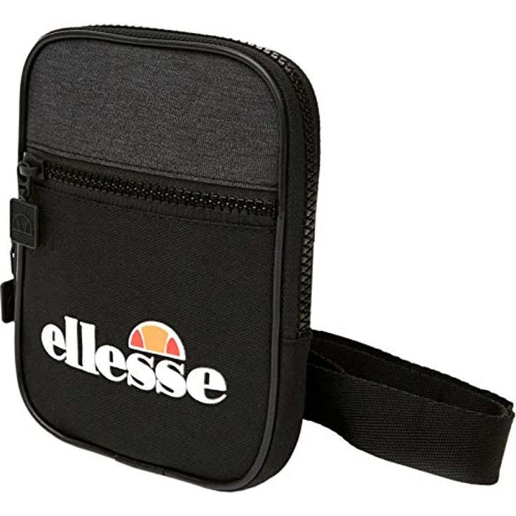 Ellesse Templeton Small Item Bag, Umhängetasche in robuster Qualität mit abnehmbarem und verstellbarem Schulterriemen, schwarz – Bild 3