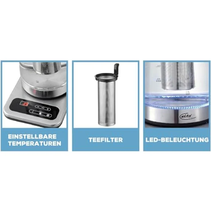 Elta Tee- und Wasserkocher ELTA TK-2200.2 2in1 Combi, Wasserkocher – Bild 6