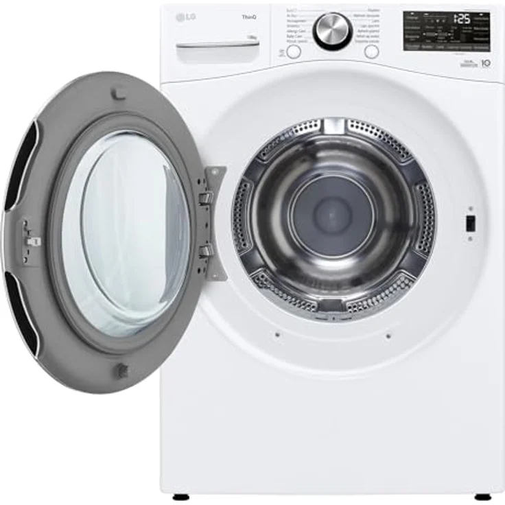 LG RH18U8AVCW Smart Wäschetrockner, 18 kg, A+++ Dual Inverter Wärmepumpe, AI Dry, WLAN, selbstreinigender Kondensator, Weiß – Bild 2