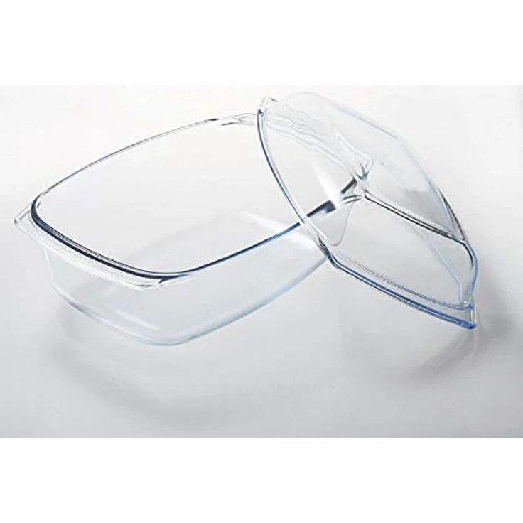 Sendez XXL Glasbräter, 7,0 L Volumen, mit Deckel, Auflaufform, Glaskochgeschirr, Ofenform – Bild 7