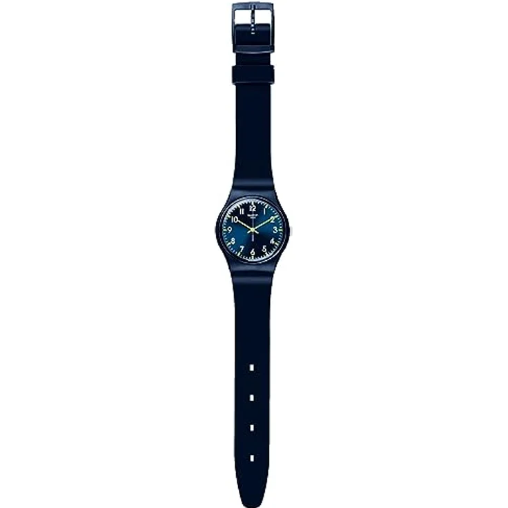 Swatch Sir Blue SO28N702, Armbanduhr mit klassischem Armband, blau – Bild 1