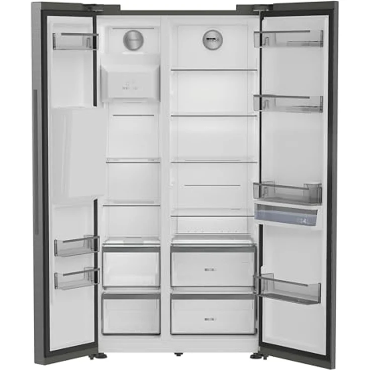 Bauknecht SBS IW E90 Pearl, Kühl-Gefrier-Kombination mit 375 l Kühlvolumen, No Frost-Funktion, Eiswürfelbereiter und Wasserspender – Bild 7