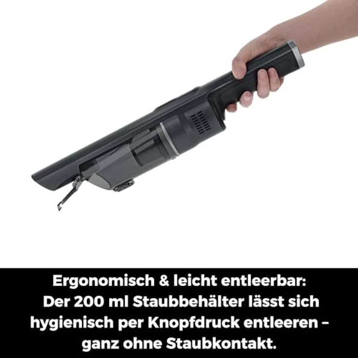 FAKIR Akku-Hand-und Stielstaubsauger AS 1480 LT Floor, kabelloser Staubsauger mit 180 Watt Leistung, beutelloses Design – Bild 9