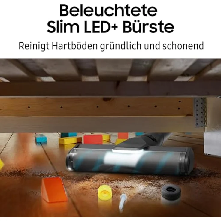Samsung Akku-Handstaubsauger BESPOKE AI Jet Ultra 400W Akku+ CompleteClean, VS90F40EEM/WD, 1100 W, beutellos, kabellos, 100 min Laufzeit – Bild 13