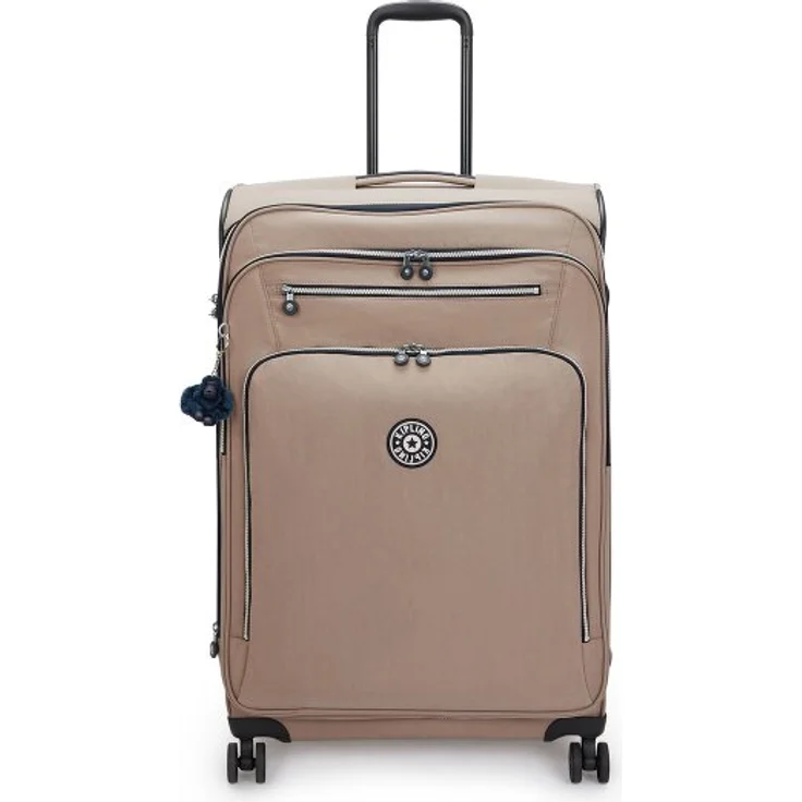 Kipling Basic New Youri Spin Trolley L 76 cm mit Dehnfalte, grau, 100% Polyamid