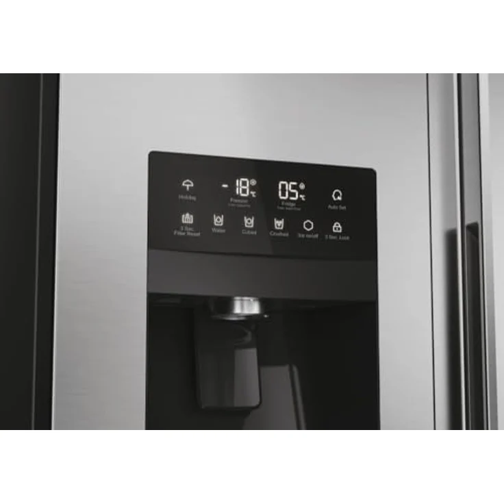 Haier HSR5918DIMP Side-by-Side-Kühlschrank, freistehend, edelstahl, NoFrost, Energieklasse D – Bild 7