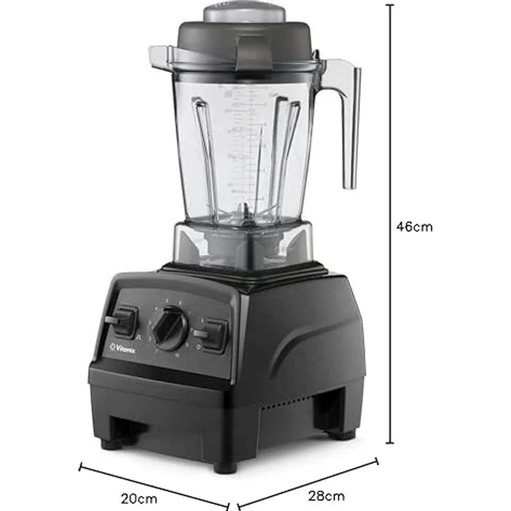 Vitamix VTX BK Explorian E310 Power Blender, Krug 1,4 Liter, Schwarz, Kunststoff – Bild 2
