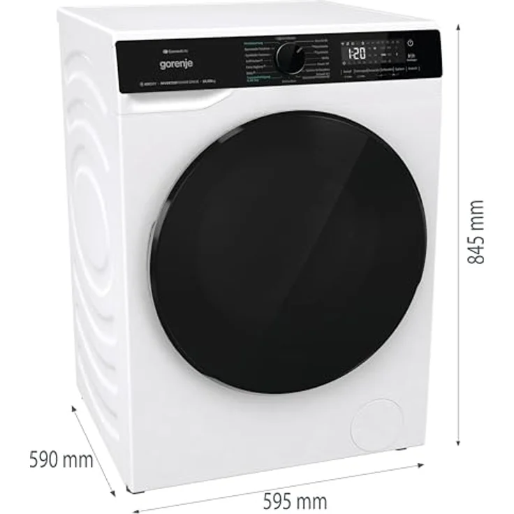 GORENJE Waschtrockner WD2PA1X64ADW/DE, 10,5 kg, 1400 U/min, Energieklasse A-20% - Invertermotor, Wasser- und Dosierautomatik, Nachlegefunktion – Bild 2